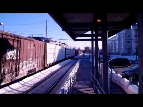 CSX local B733 at Norwood Depot