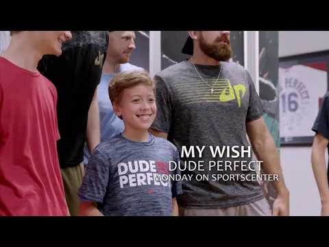 My Wish: Nolan Meets Dude Perfect (Trailer) | Make-A-Wish® and ESPN