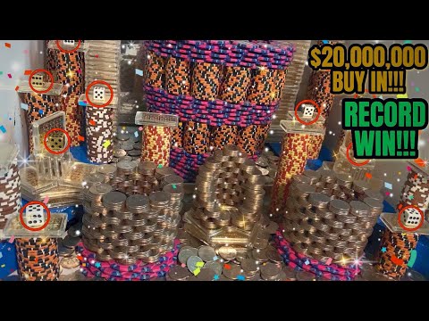 🟣WORLD’S LUCKIEST WIN! HIGH RISK COIN PUSHER $20,000,000 BUY IN, 500 QUARTER CHALLENGE! (MUST SEE)