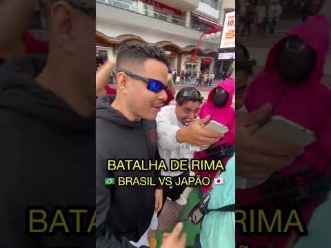 BATALHA DE RIMA - BRASIL VS JAPÃO!!! #fy #therocha