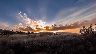 Crete, Hersonissos Village Heights Golf Resort, March 2018, aerial video, lonely