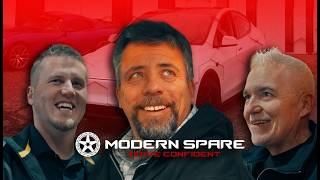 How 4 Modern Spare tires did on a Tesla Model Y | Modern Spare