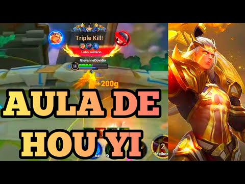 TUTORIAL COMPLETO DE COMO JOGAR DE HOU YI - DICAS E GAMEPLAY - HONOR OF KINGS