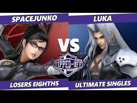 Tipped Off: Reunion Top 8 - SpaceJunko (Bayonetta) Vs. Luka (Sephiroth) SSBU Ultimate Tournament