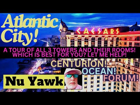 🟡 Atlantic City | Going To Caesars? Which Tower? What Room? I'll Help You Decide & Give You A Tour!