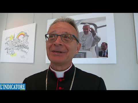 In Aula Magna fino al 29 ottobre la mostra dedicata alla visita del Papa a Mirandola