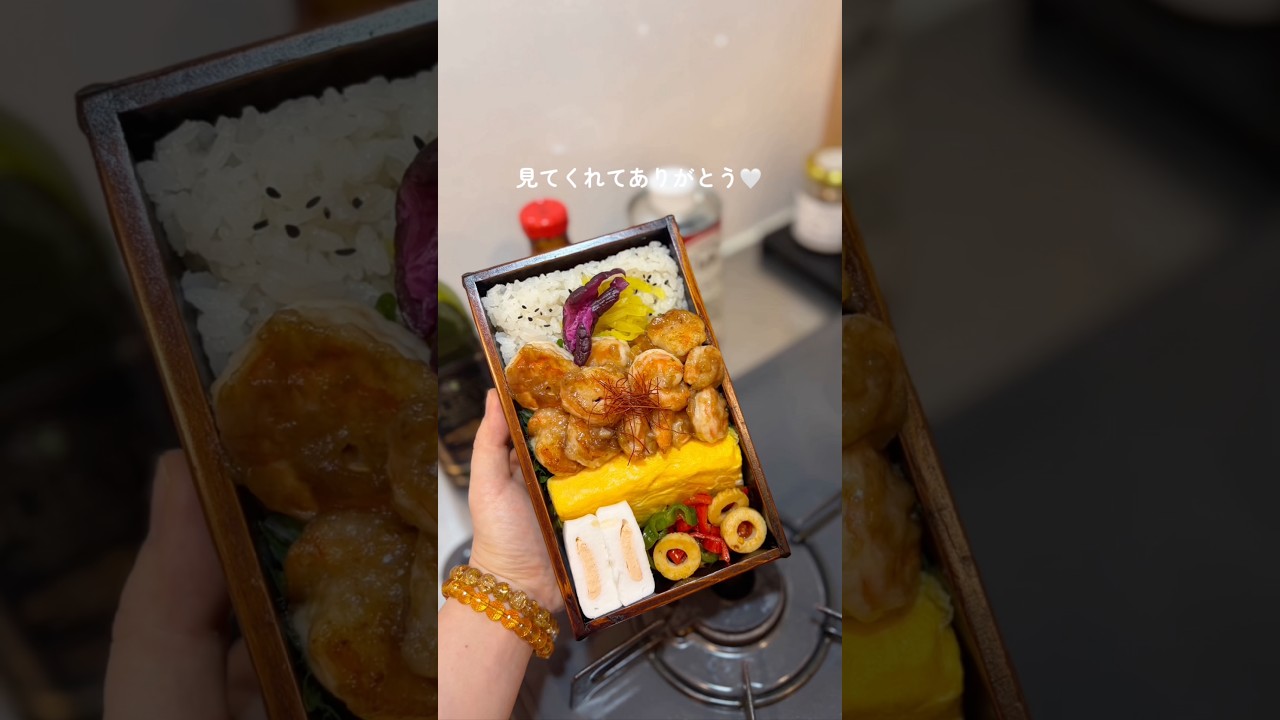 【えびのオイスターマヨ】#お弁当 #自炊 #お弁当おかず #鉄フライパン #shorts