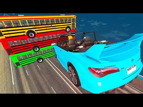 Beamng drive - High Speed Random Car Jumps #27