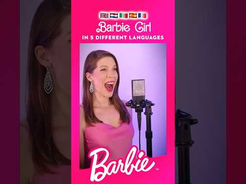 Singing BARBIE GIRL in 5 LANGUAGES!💖🎤