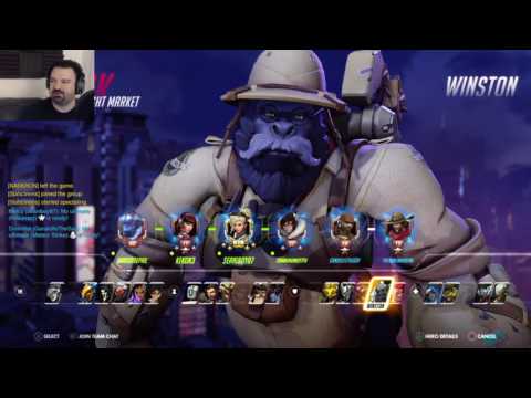Overwatch Doomfist Launch gameplay pt1 - It's Been a Long Time, Winston!
