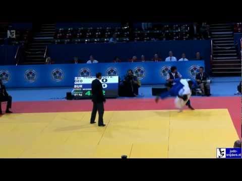 Judo 2011 World Championships Paris: Tchrikishvili (GEO) - Monne (BUR) [-81kg]
