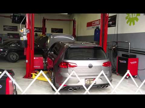 Dyno pull VW Golf R MK7 Burger Tuning JB1 stage 1 + APR intake