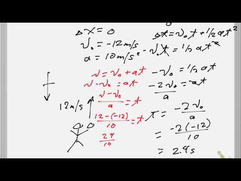 AP1 Projectile Motion - Vertical Launches