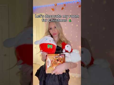DECORATE My ROOM With ME For “CHRISTMAS!”🎄