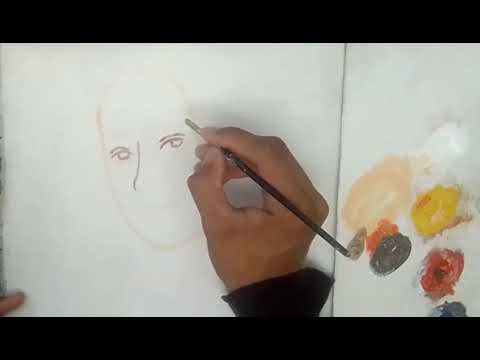 One session acrylic Portrait - #2