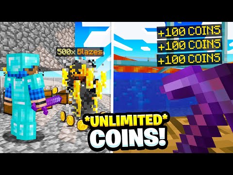 SlatePlays - THE *FASTEST* WAY TO GET COINS! | Minecraft Skyblock | FadeCloud