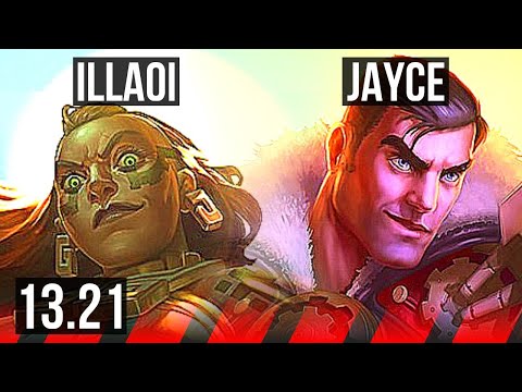 ILLAOI vs JAYCE (TOP) | Comeback, 72% winrate | KR Diamond | 13.21
