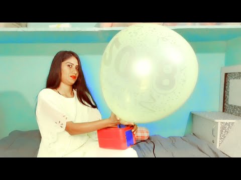 an different print big balloon write 2018 on it blowed // royal khushi #royalkhushivlogs #balloon