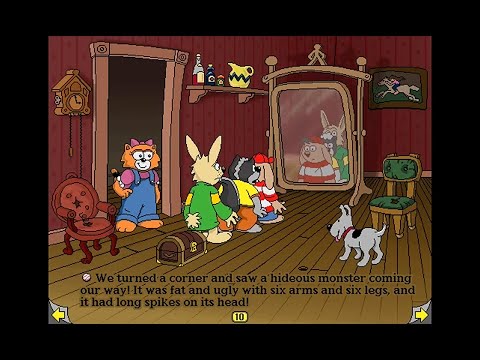 Living Books: Harry and the Haunted House Gameplay
