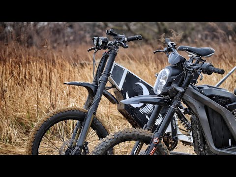 eBike vs eMotocross - CyklonEbike Venom Extreme and SUR-RON Light Bee X (Street Legal Version)