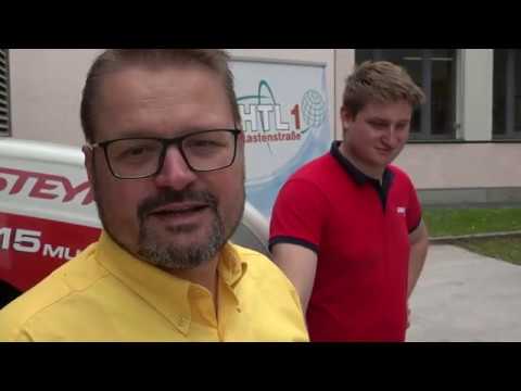 Übergabe des neuen Schultraktors an die HTL1 Lastenstraße