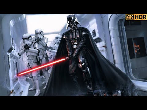 STAR WARS Darth Vader Kills Cere Fight Scene Cinematic | 4K HDR