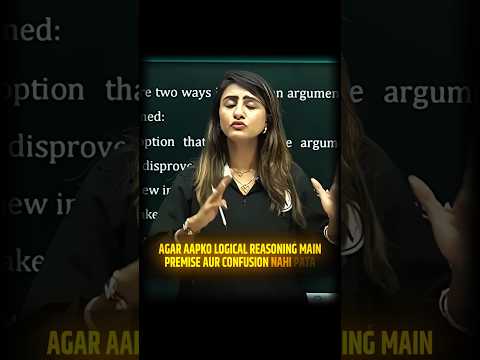 LOGICAL REASONING PREMISE & CONCLUSION 💯‼️ physicswallah #lawwallah #clatpreparation #clatsyllabus