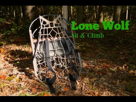 How to use a Hand Climber Tree Stand- (Lone Wolf)