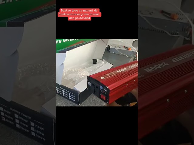 Vídeo relacionado con Jiwyunlu Convertidor De 12V A 110V | Transformador Automotriz De 180W | Adecuado para Caravanas 5KW/8KW con Transformador 110V a 12V - para Uso En Interior, Taller, Vehículo, Garaje, Exterior, Hogar