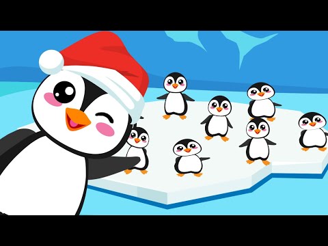 10 Küçük Penguen | Eğlenceli Çocuk ve Bebek Şarkıları | Çizgi Film