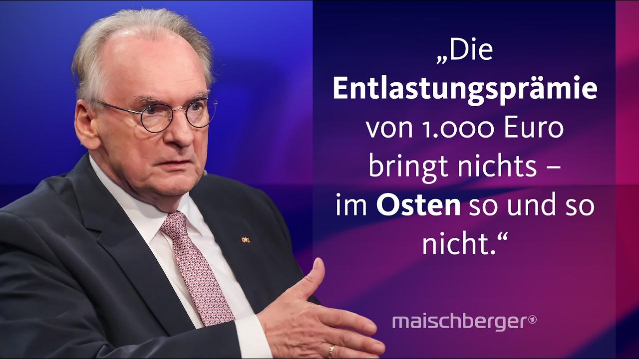 Reiner Haseloff über die Reformen der Regierung und den Erfolg der AfD | maischberger