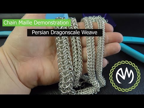 Chain Maille Weave Tutorial - Persian DragonScale