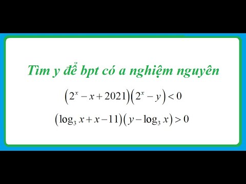 BẤT PHƯƠNG TRÌNH LOGA-MŨ CÓ NGHIỆM NGUYÊN