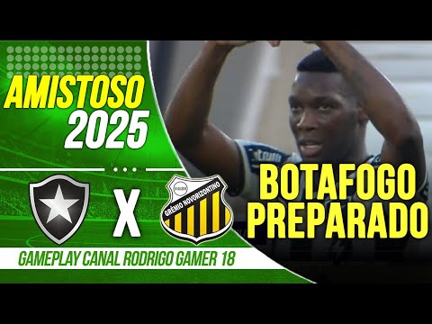 BOTAFOGO 3 X 1 NOVORIZONTINO - GOLS E MELHORES MOMENTOS - AMISTOSO 2025 - ASSISTA AGORA!