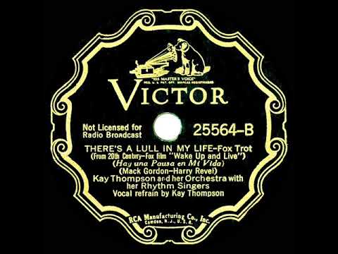 1937 Kay Thompson - There’s A Lull In My Life