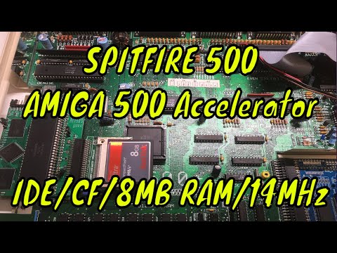 Spitfire 500 14 MHz Accelerator for Amiga 500 with IDE/CF/SD and 8 MB fast RAM