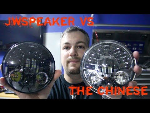 JWspeaker 8690 A LED Adaptive light versus the Chinese Version