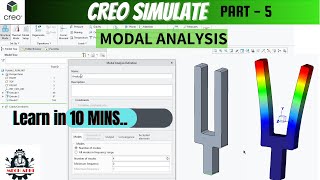Modal Analysis Tutorial | CREO Simulate basics (Part 5)