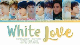 Music video thumbnail preview for SUPER JUNIOR 슈퍼주니어 —  'White Love 스키장에서' (Color Coded Lyrics HAN/ROM/ENG) by SUPER JUNIOR