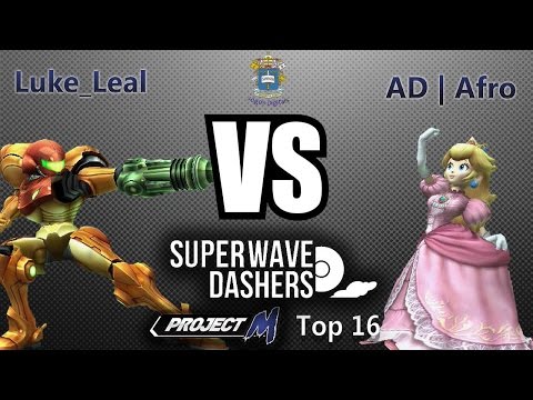 Super Wavedashers Project M - Luke Leal vs AD|Afro Top16