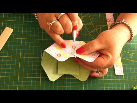 DIY - Tuto scrap joli petit panier pour Pâques Partie 1