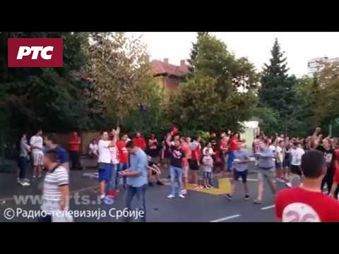 Atmosfera pred utakmicu Crvena zvezda - Krasnodar