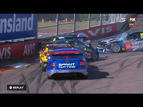 WILL BROWN CRASH IN DUNLOP SUPER2   TOWNSVILLE 2017