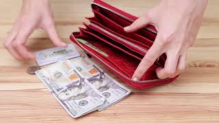 Жіночий граціозний клатч ST Leather 18862 червоний