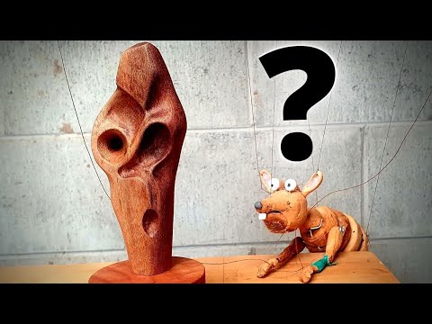 Dremel Carving a Abstract Human sculpture | Guess the original Artist