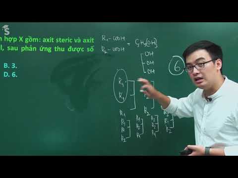 Chất béo e Este đa chức - Hóa 12 - Thầy giáo Phạm Thanh Tùng