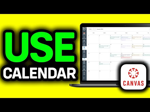 Using Canvas Calendar Student