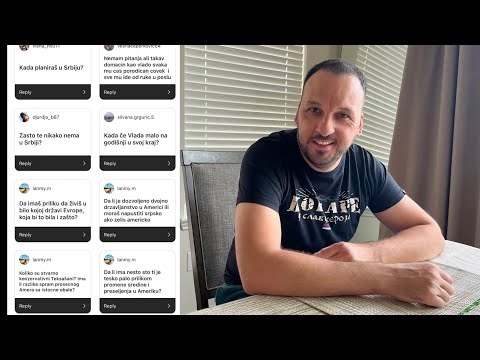 Q&A - Vlada odgovara na pitanja / Dolazak u Ameriku / Selidba / Srbija…