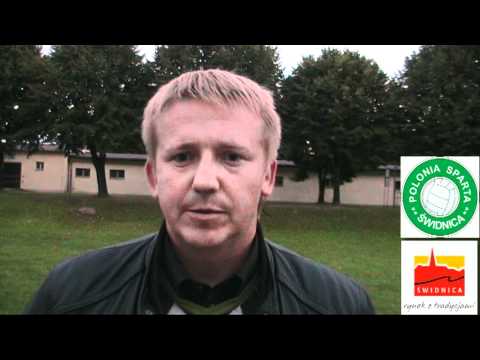 Przemysław Malczyk po meczu - Polonia-Sparta Świdnica - Arka Nowa Sól 01.09.2010