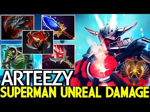 ARTEEZY [Sven] Madness Superman Unreal Damage Crazy Plays 7.24 Dota 2
